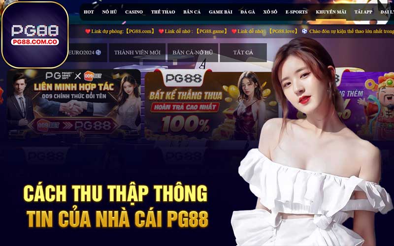 Cách thu thập thông tin của nhà cái PG88